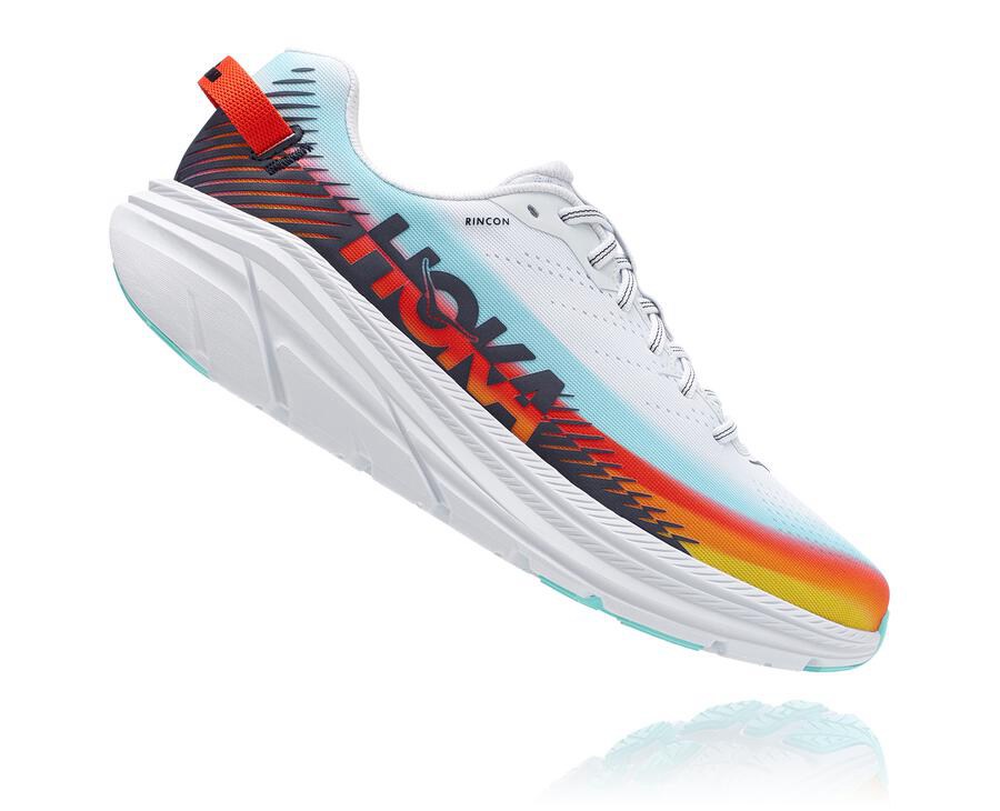 Hoka One One Tenisky Panske Biele/Modre - Ironman Rincon 2 - 59120-SOBM